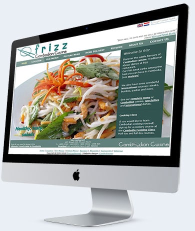 Website Design Restaurant Cambodia