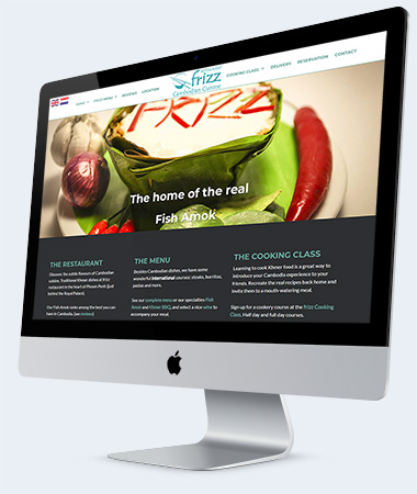 Website Design Restaurant Phnom Penh