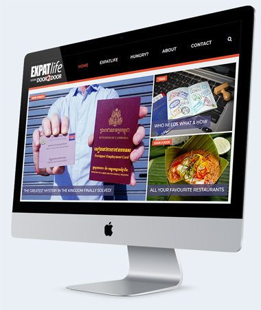 Re-design Door-2-Door website ExpatLife Cambodia